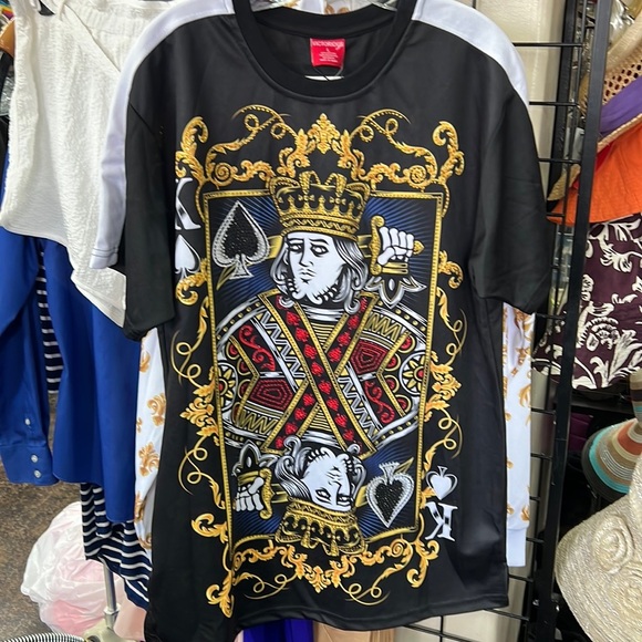 NWT victorious Los Angeles king of spades T-shirt size large - Picture 1 of 4